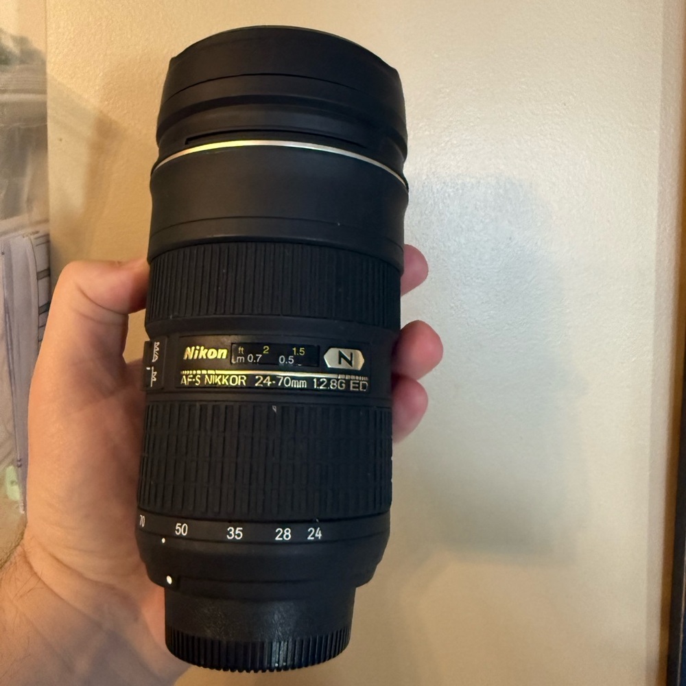 💲2/$20 Nikon Black Camera Lens Coffee Mug